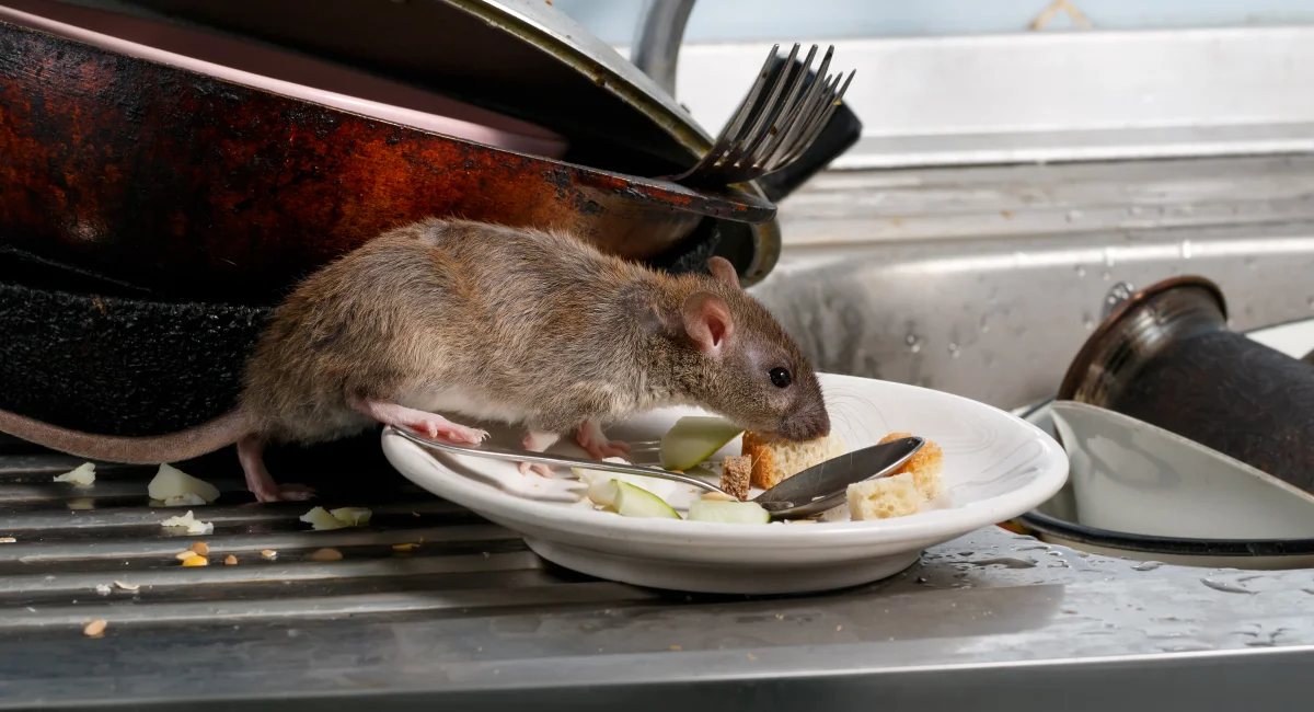 Ratten en muizen in de keuken