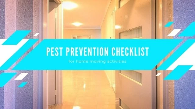 Pest prevention checklist