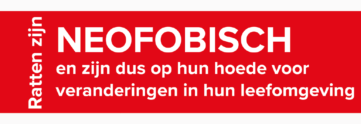Ratten zijn neofobisch
