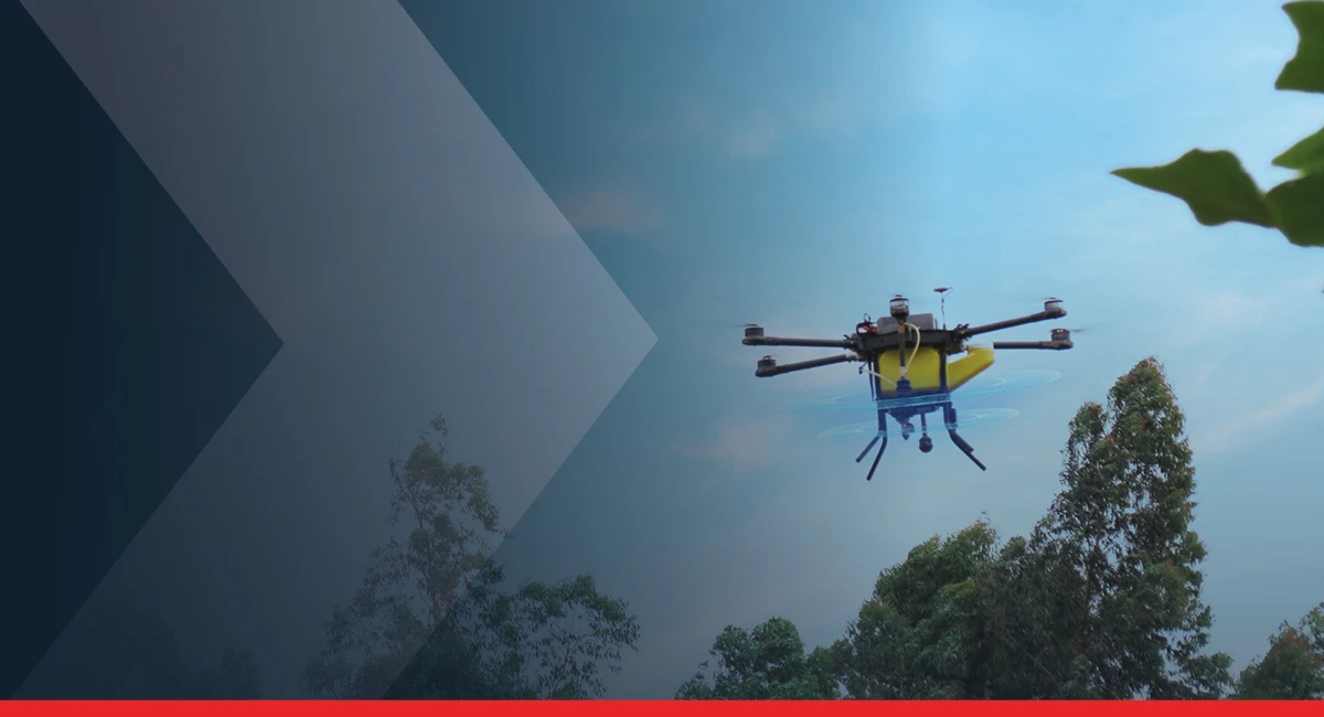 Drone up the sky