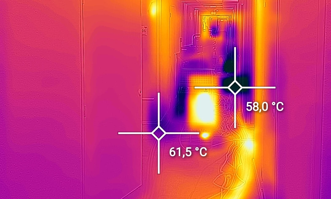Thermische weergave in werking