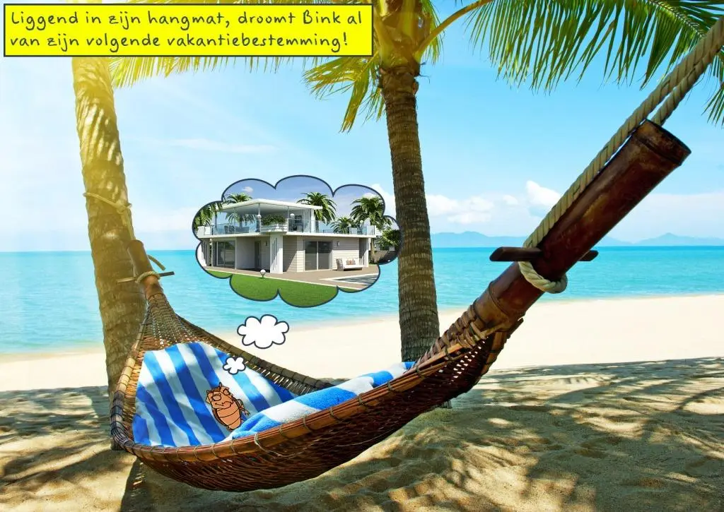 Bink droomt van zijn volgende vakantie