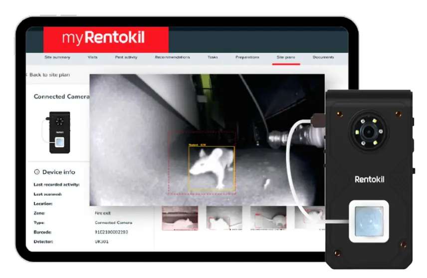 myRentokil portal on tablet