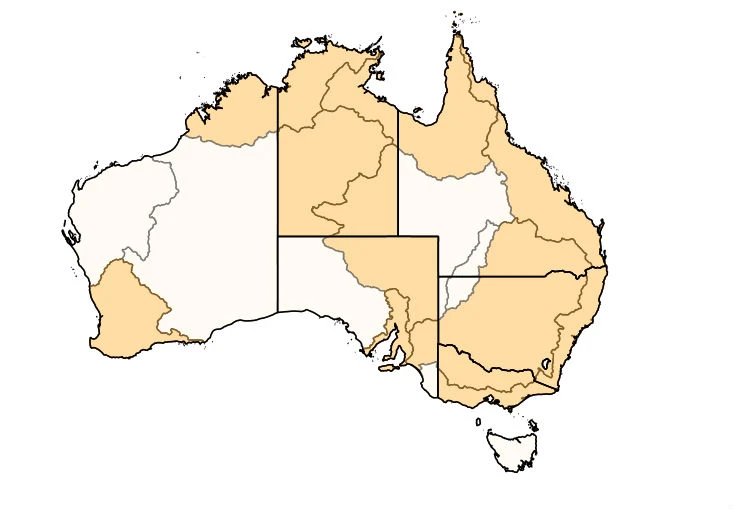 Distribution Cryptotermes genus